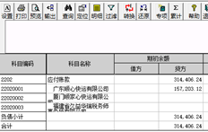 T3资产负债表中的应付账款总额错误，是以下详细信息的两倍