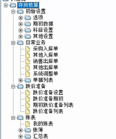 T6存货核算无结账功能