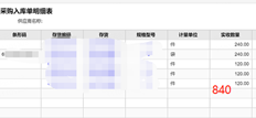外购入库统计数据与外购入库明细数据不一致