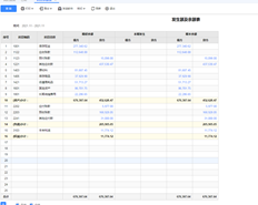 不显示T+网上记账凭证的科目余额表