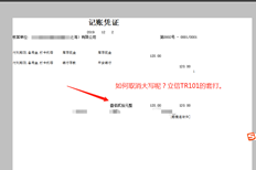 在T3标准版本11.1中打印tr101凭证，